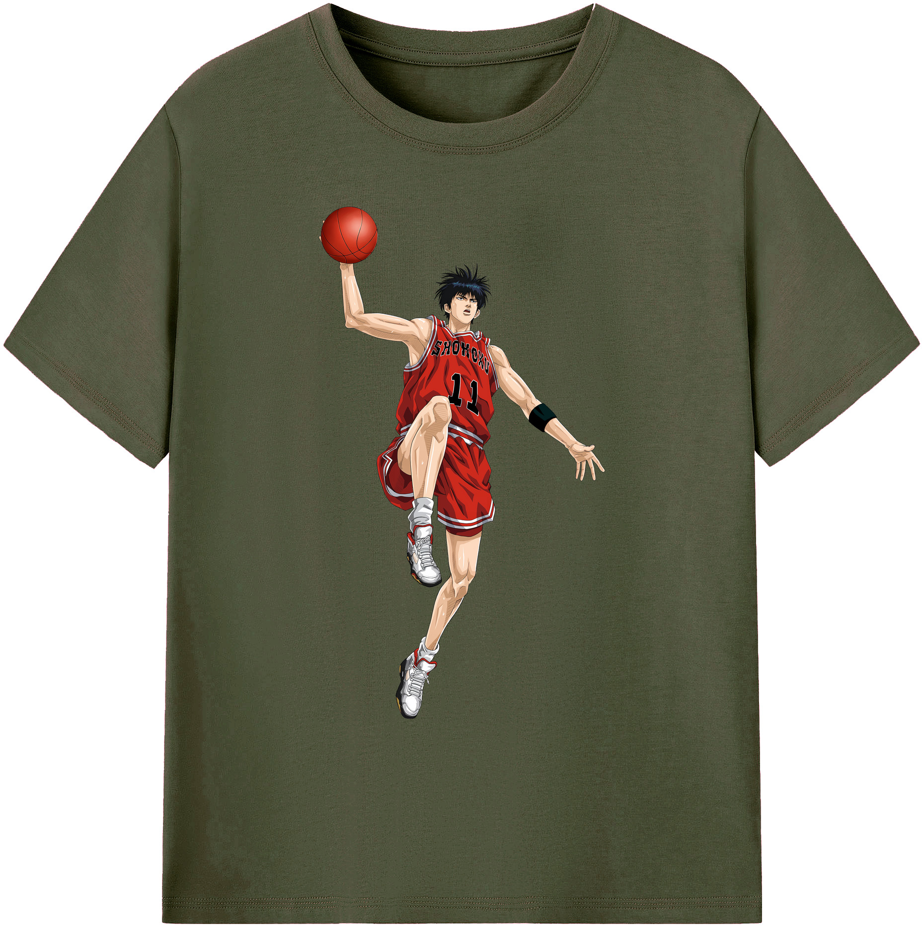 （画像用） SLAM DUNK／スラムダンク 綿100％ メンズ半袖Tシャツ｜肌触りやわらか＆通気性